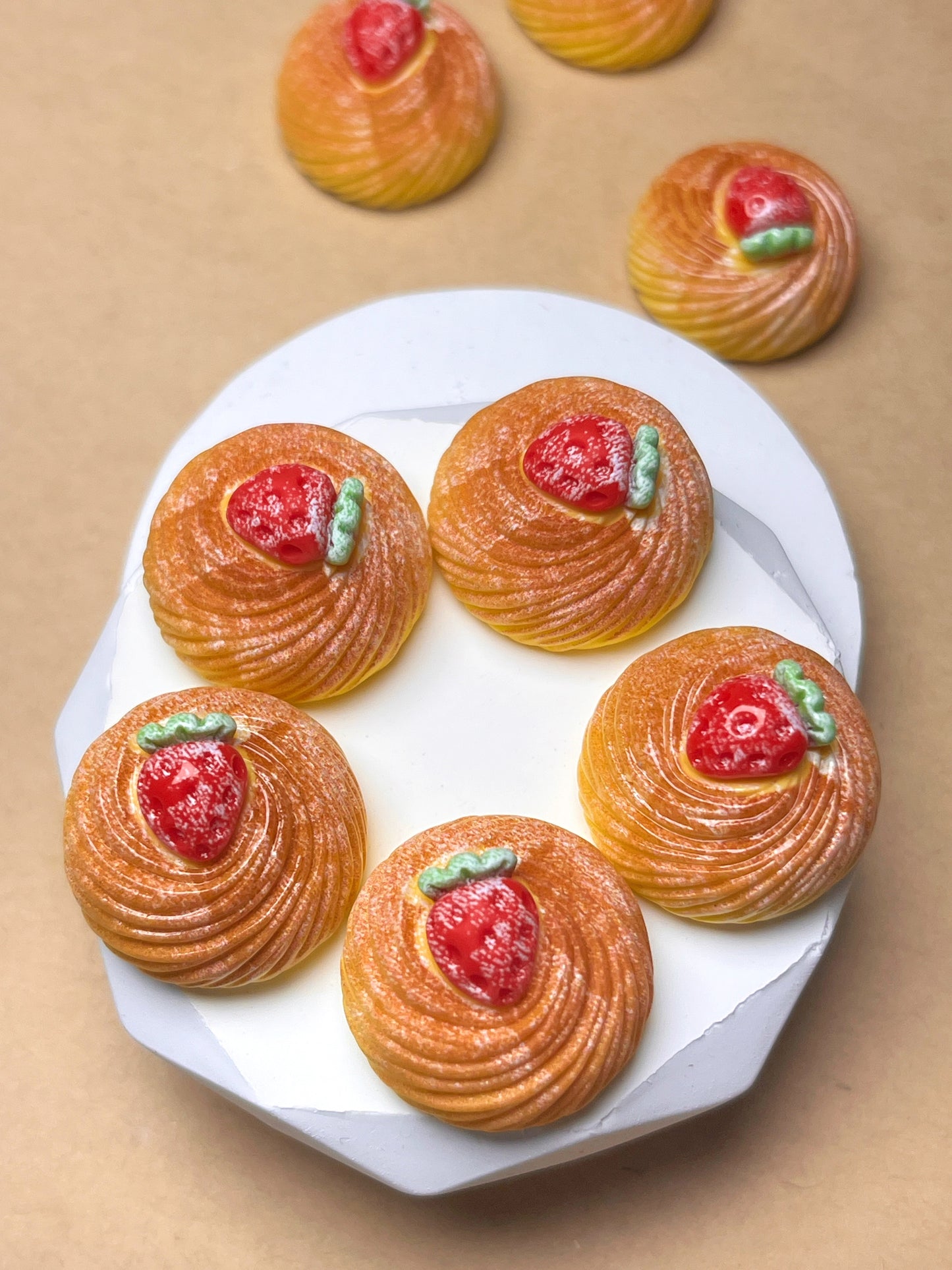 Strawberry Puff Pastry - WOWO STUDIO